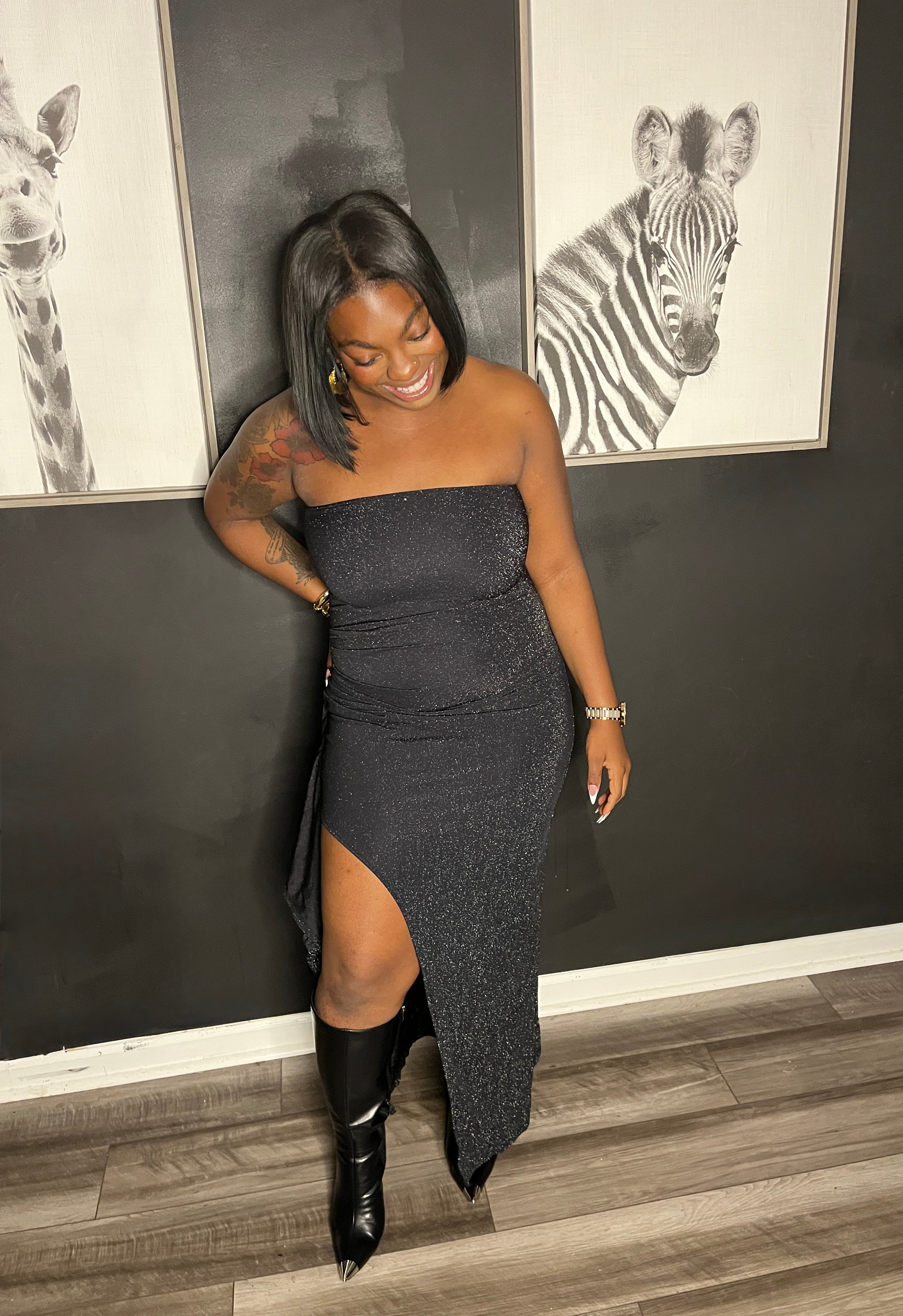 Black Sparkles Dress