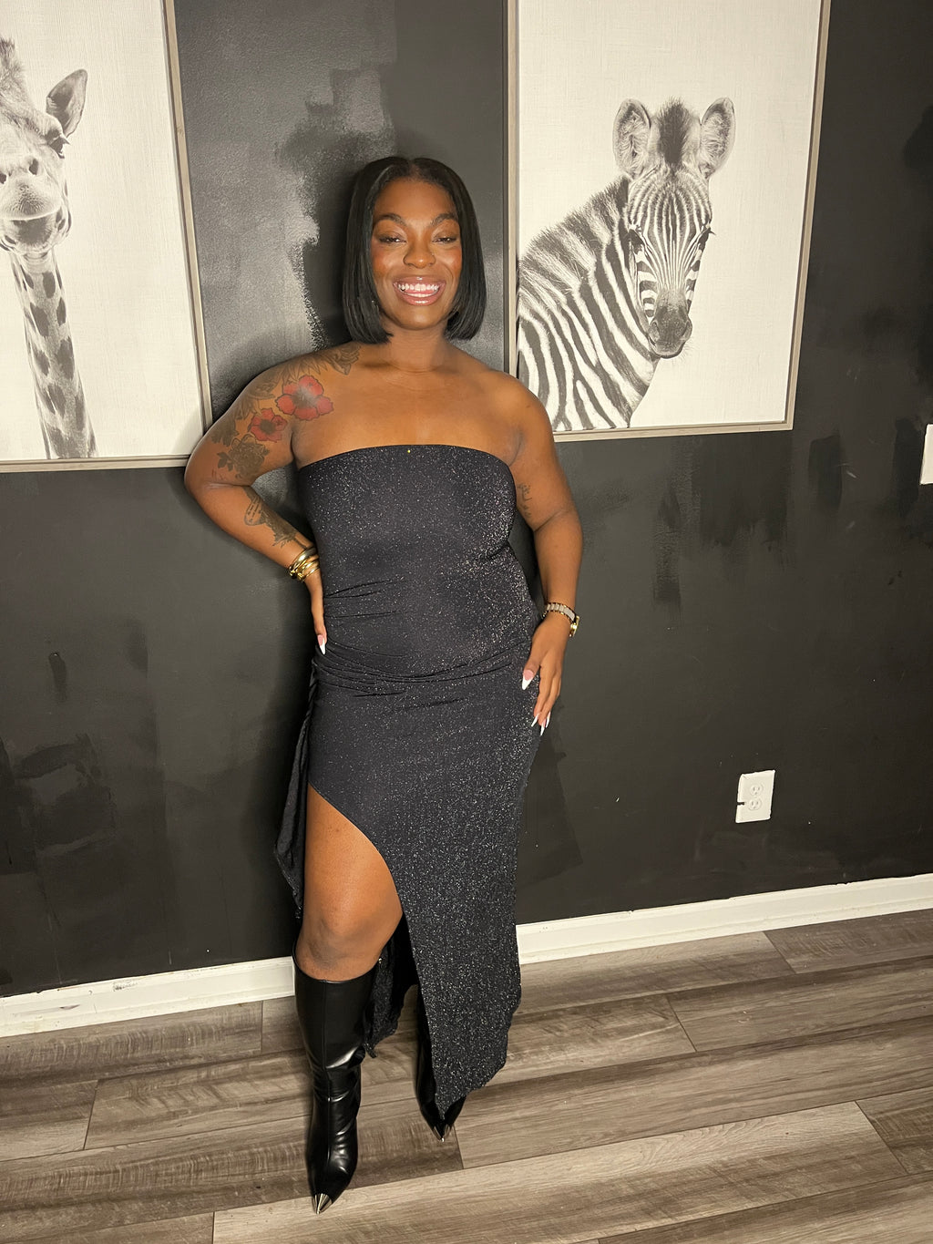 Black Sparkles Dress