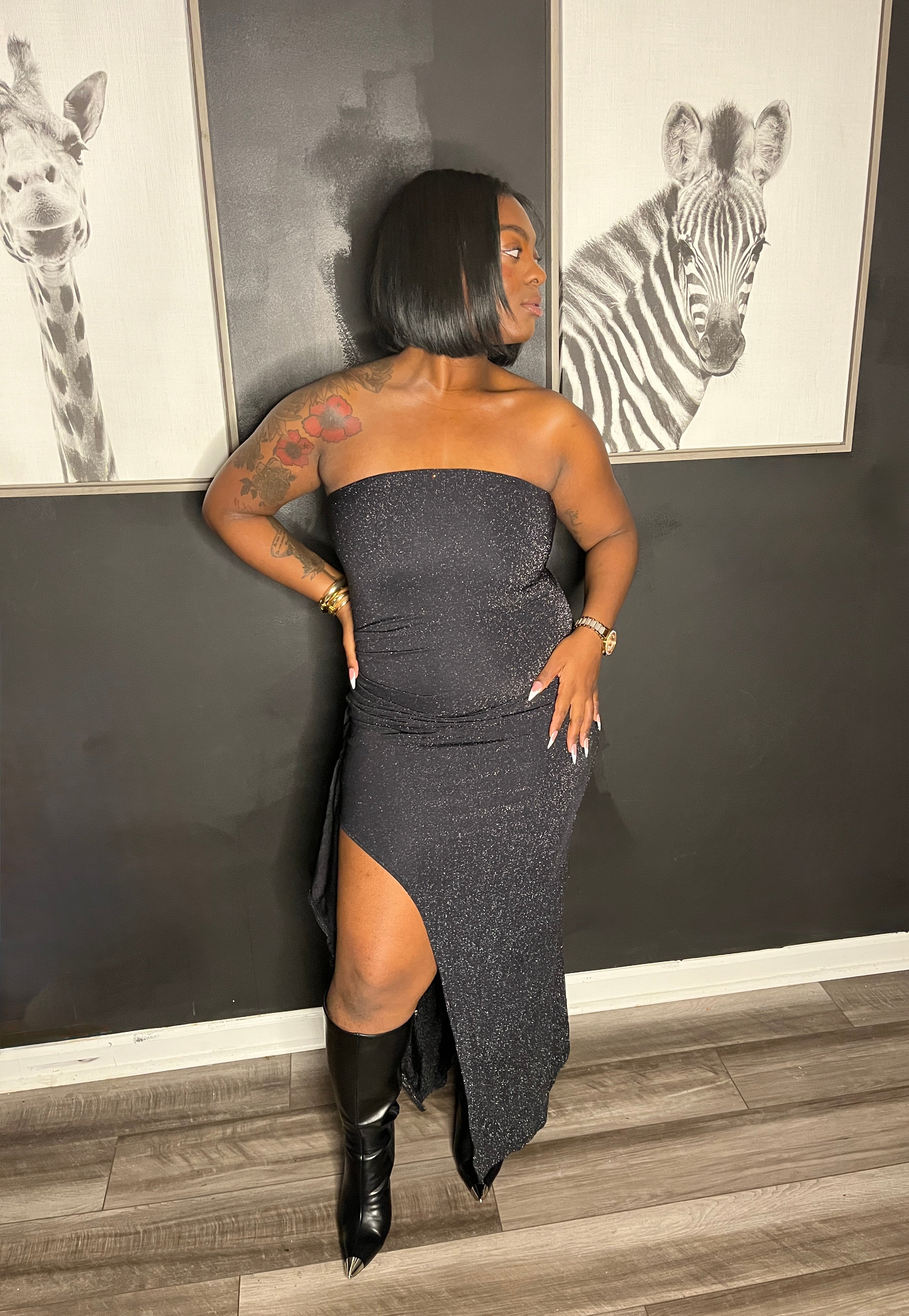 Black Sparkles Dress