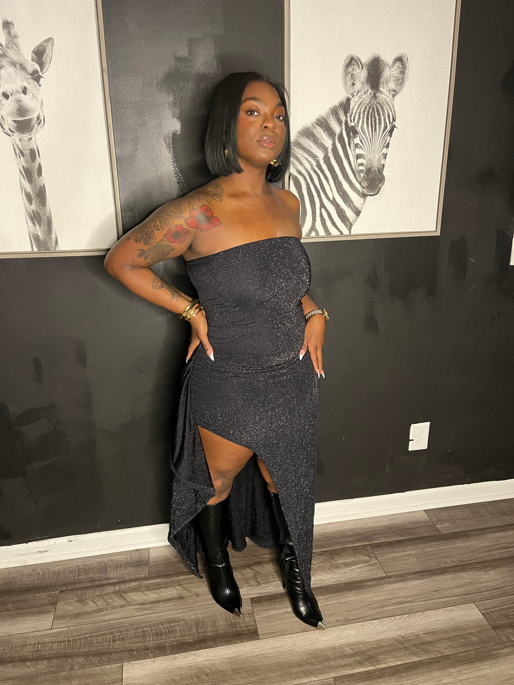 Black Sparkles Dress