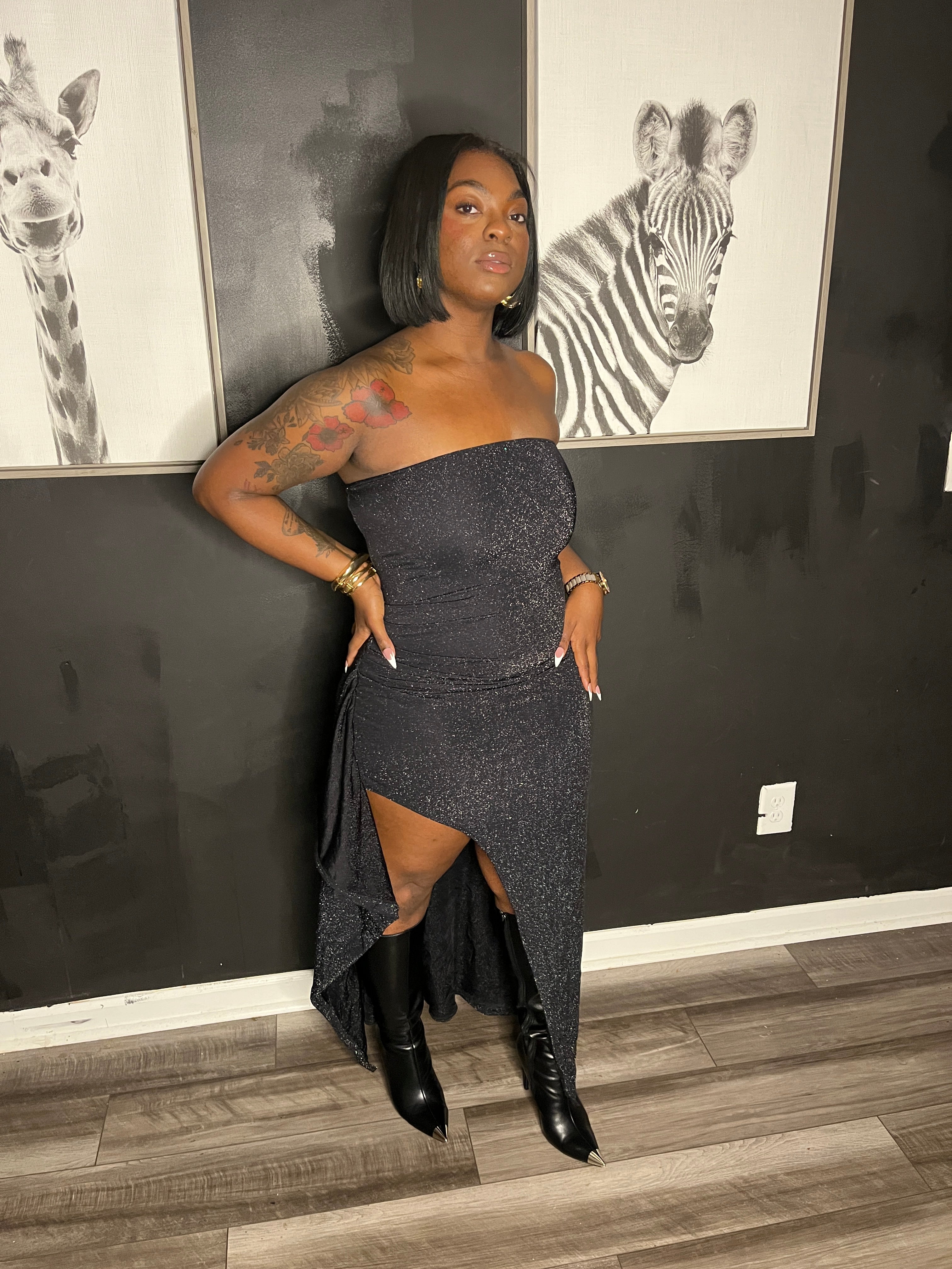 Black Sparkles Dress