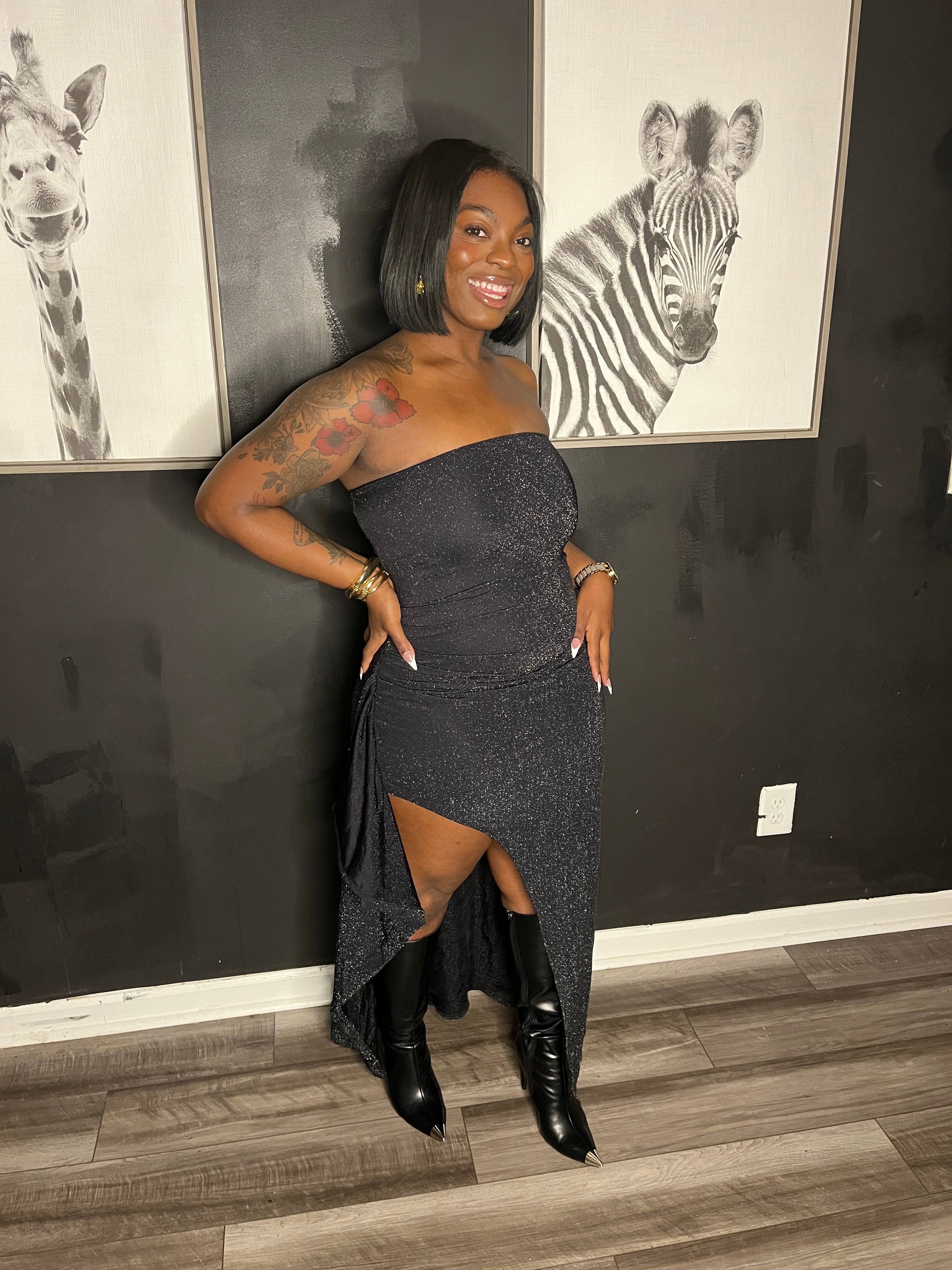 Black Sparkles Dress